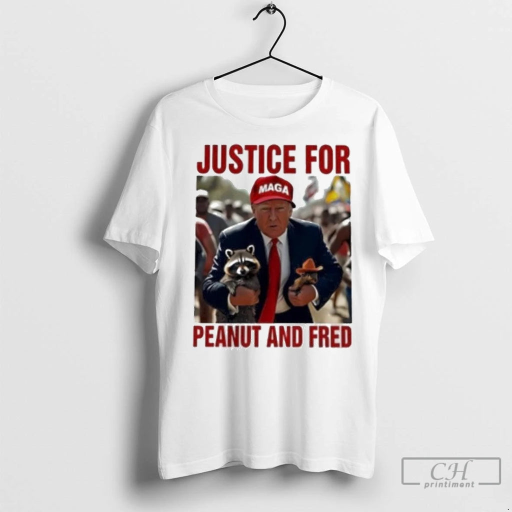 Premium Trump Peanut The Squirrel Justice For Peanut Maga Peanut Trump Dont Tread On Me Shirt Hoodie Sweatshirt
