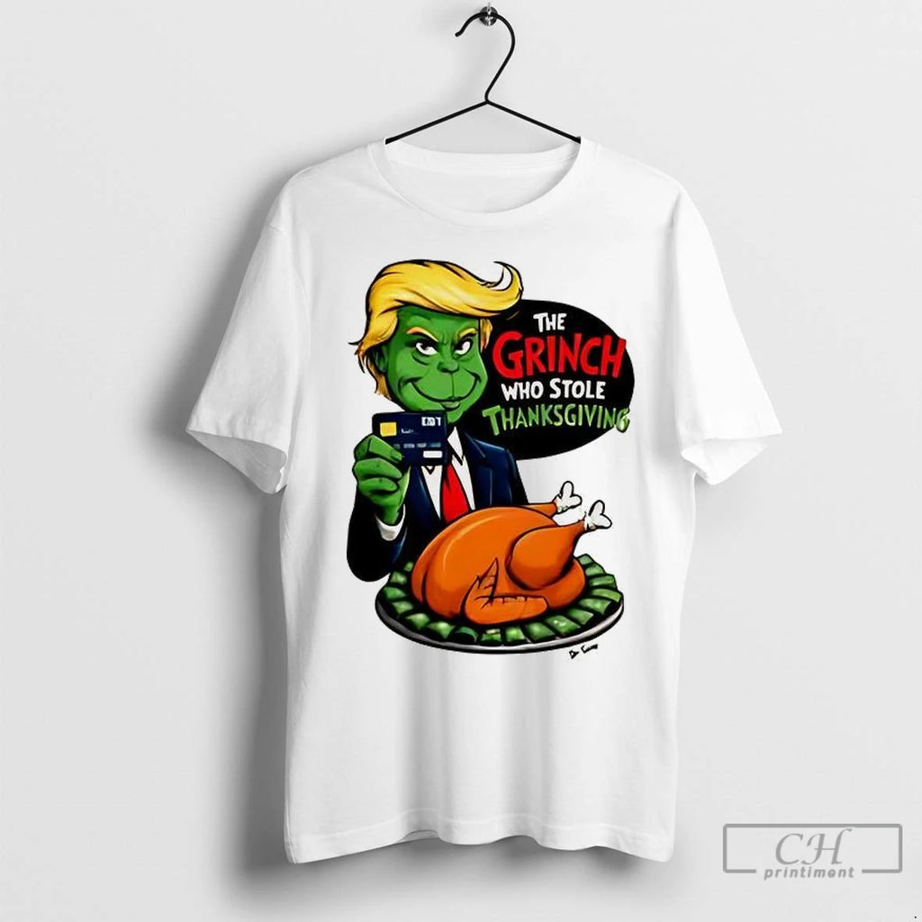 Premium Trump The Grinch Who Stole Thanksgiving Shirt Hoodie Sweatshirt | PurePodTees.com