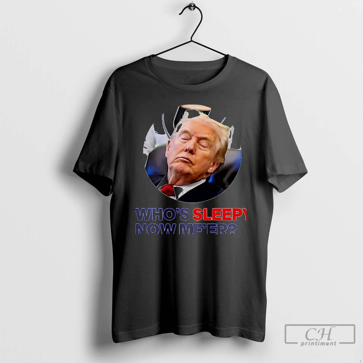 Premium Trump Whos Sleepy Now Mfer Christmas T Shirts Hoodie Sweatshirt | PurePodTees.com