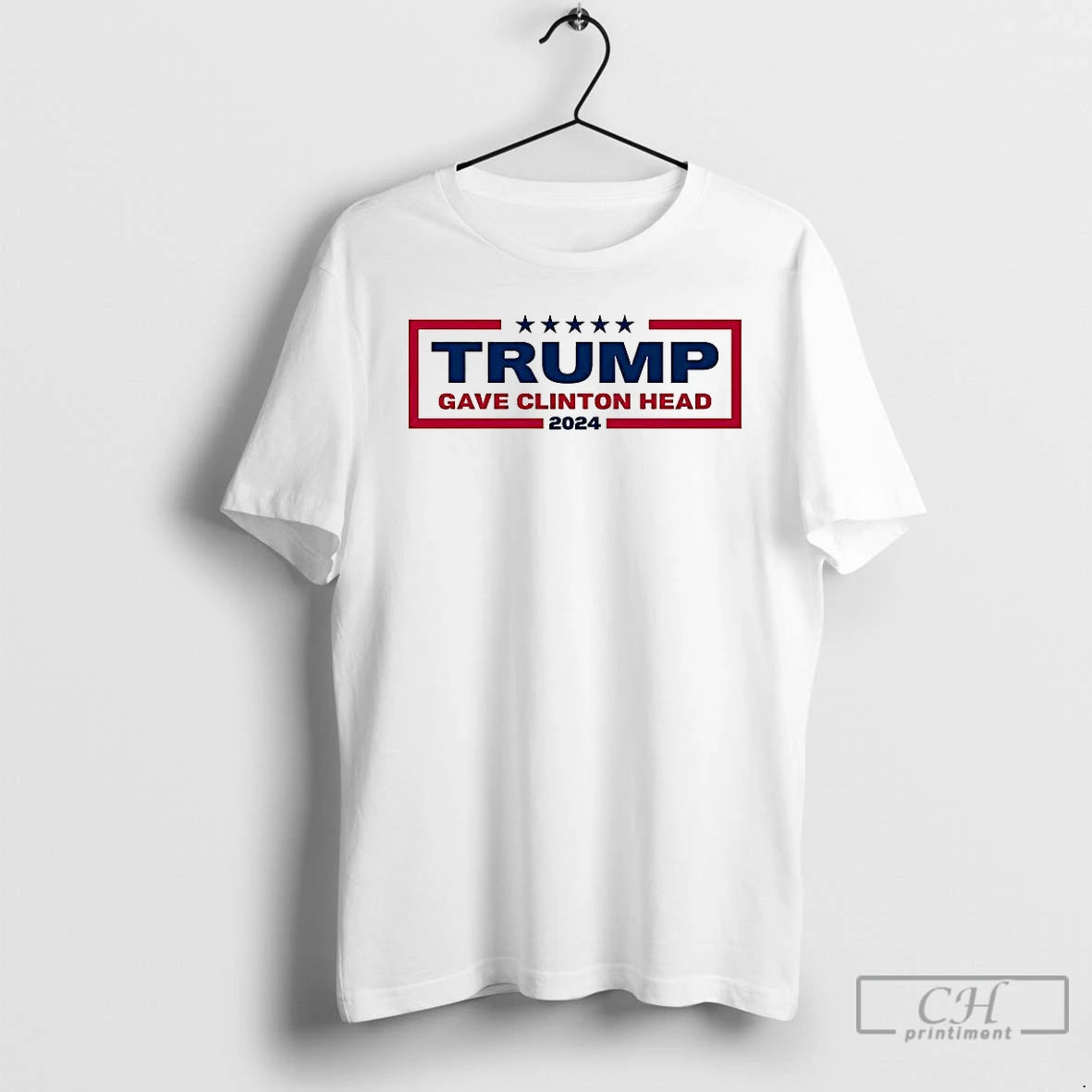 Premium Trump Gave Clinton Head 2024 Logo Shirt Hoodie Sweatshirt | PurePodTees.com