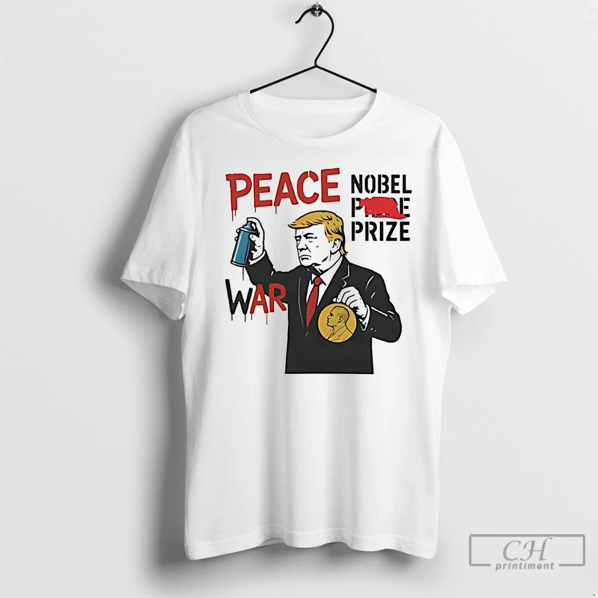 Premium Trump Peace Nobel Prize War Shirt Hoodie Sweatshirt | PurePodTees.com