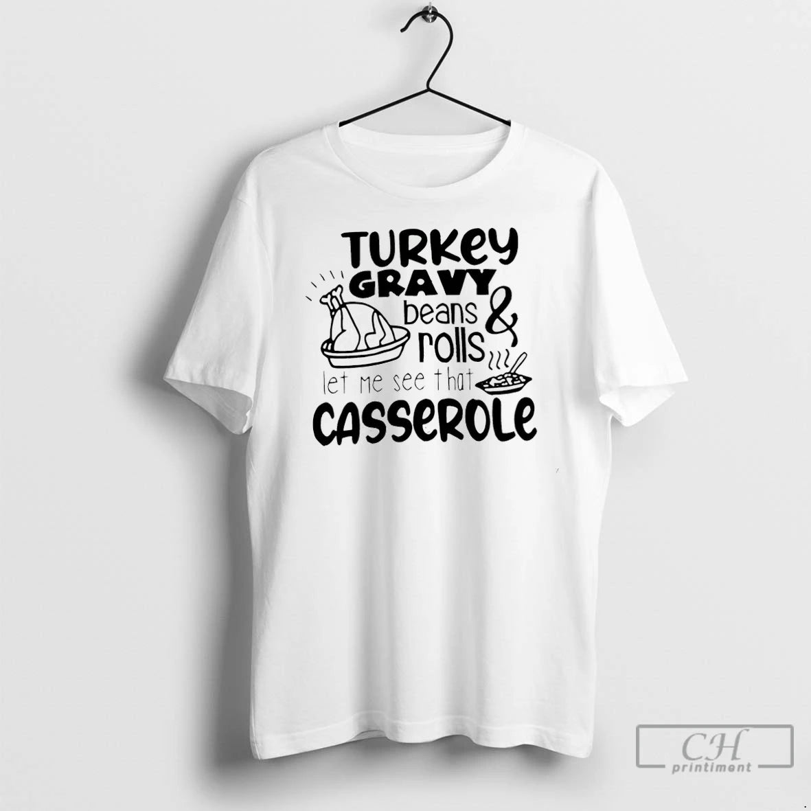 Premium Turkey Gravy Beans And Rolls Thanksgiving Shirt Hoodie Sweatshirt | PurePodTees.com