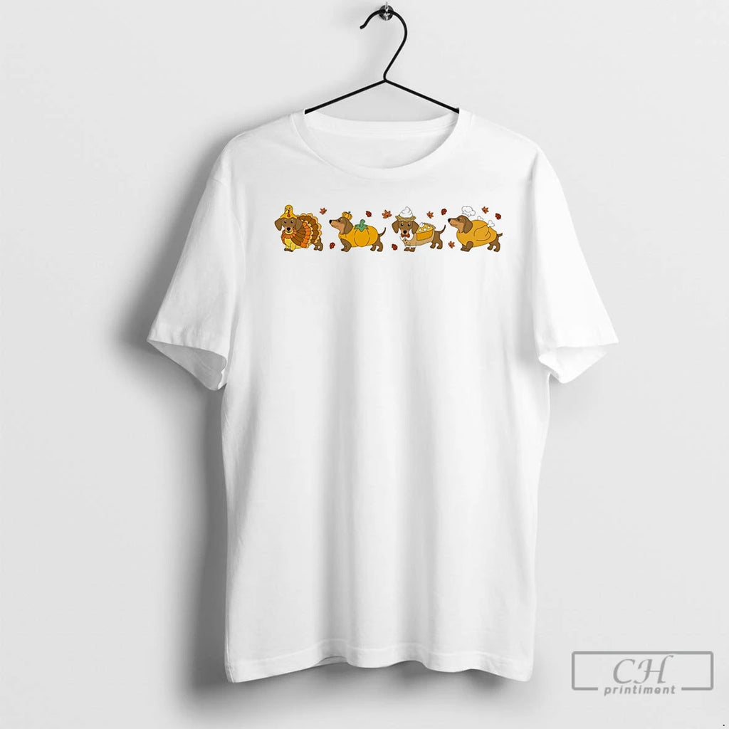 Premium Turkey Dog Thanksgiving Shirt Hoodie Sweatshirt | PurePodTees.com