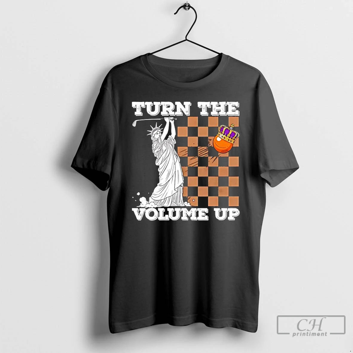 Premium Turn The Volume Zohran Mamdani Beats Trump Orange T Shirts Hoodie Sweatshirt | PurePodTees.com