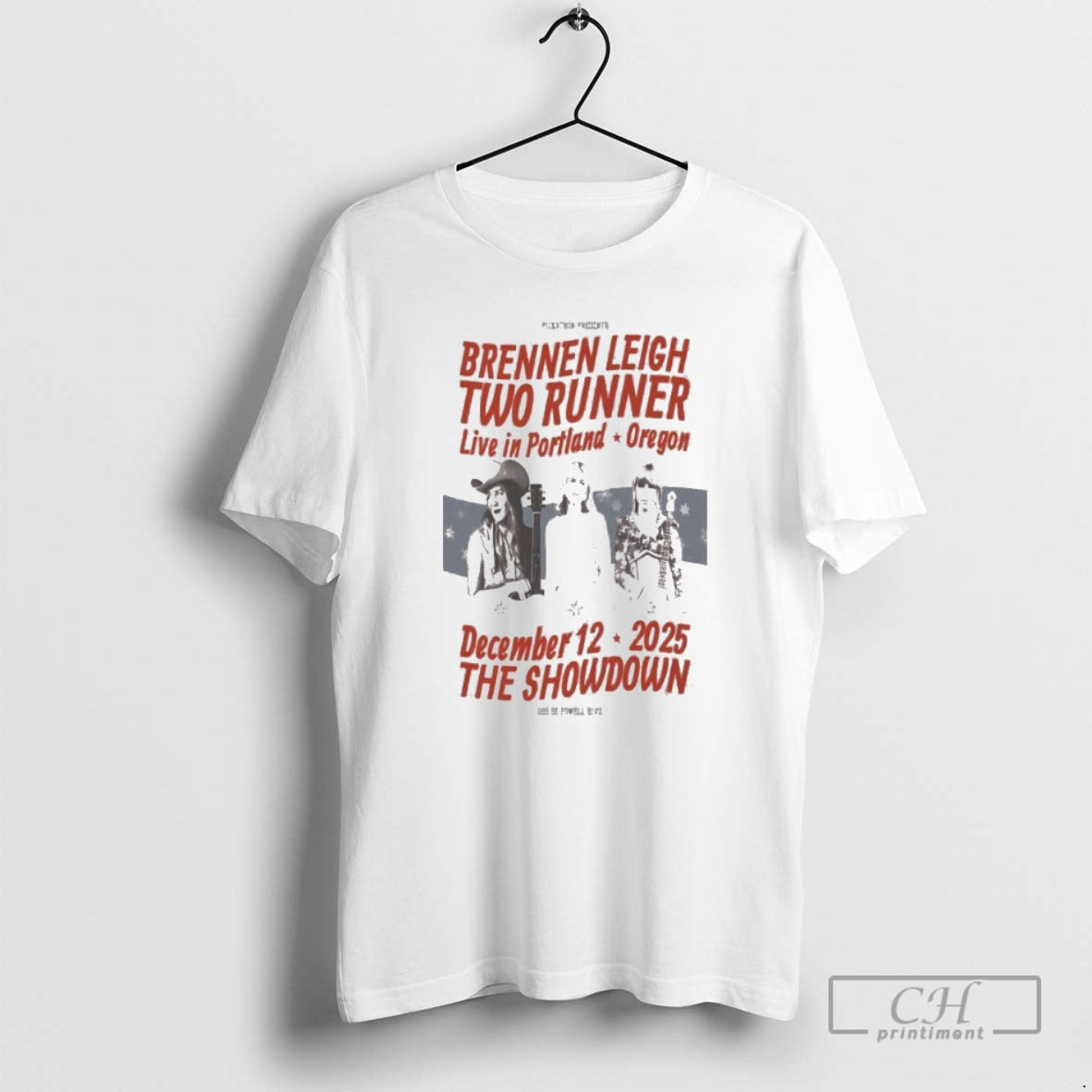 Premium Two Runner And Brennen Leigh Dec 12 2025 The Showdown Portland Or Christmas Shirt Hoodie Sweatshirt | PurePodTees.com