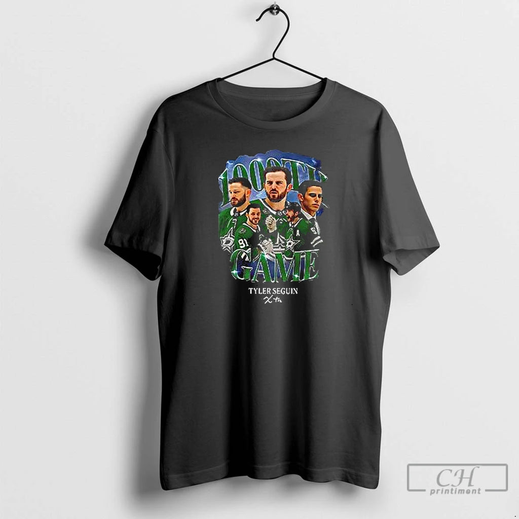 Premium Tyler Seguin 1000th Game Dallas Stars T Shirts Hoodie Sweatshirt | PurePodTees.com