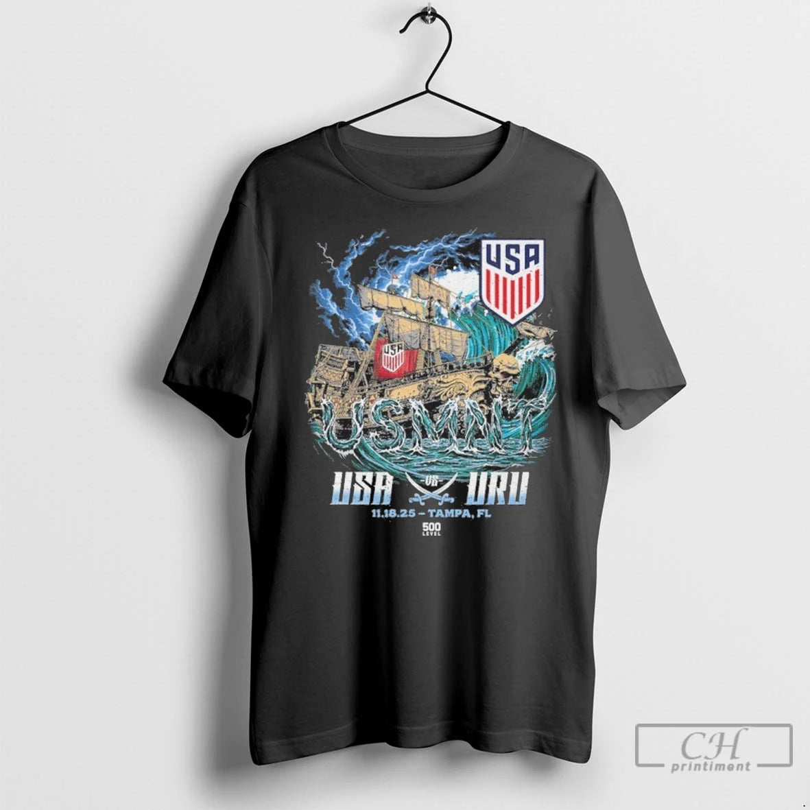 Premium Usmnt Vs Uruguay 2025 Soccer Tampa Florida Shirt Hoodie Sweatshirt | PurePodTees.com