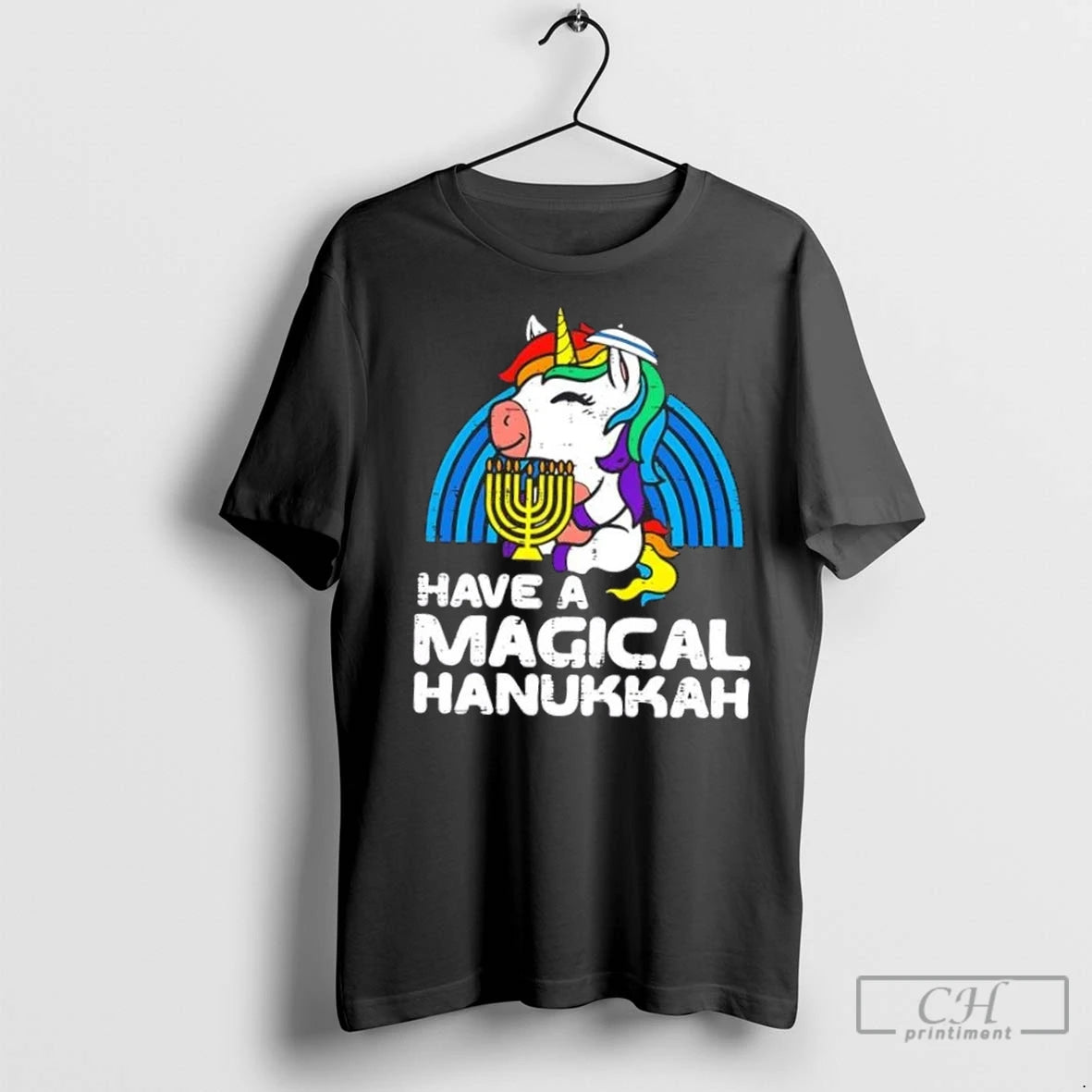 Premium Unicorn Have Magical Hanukkah Unicorn Chanukah Shirt Hoodie Sweatshirt | PurePodTees.com