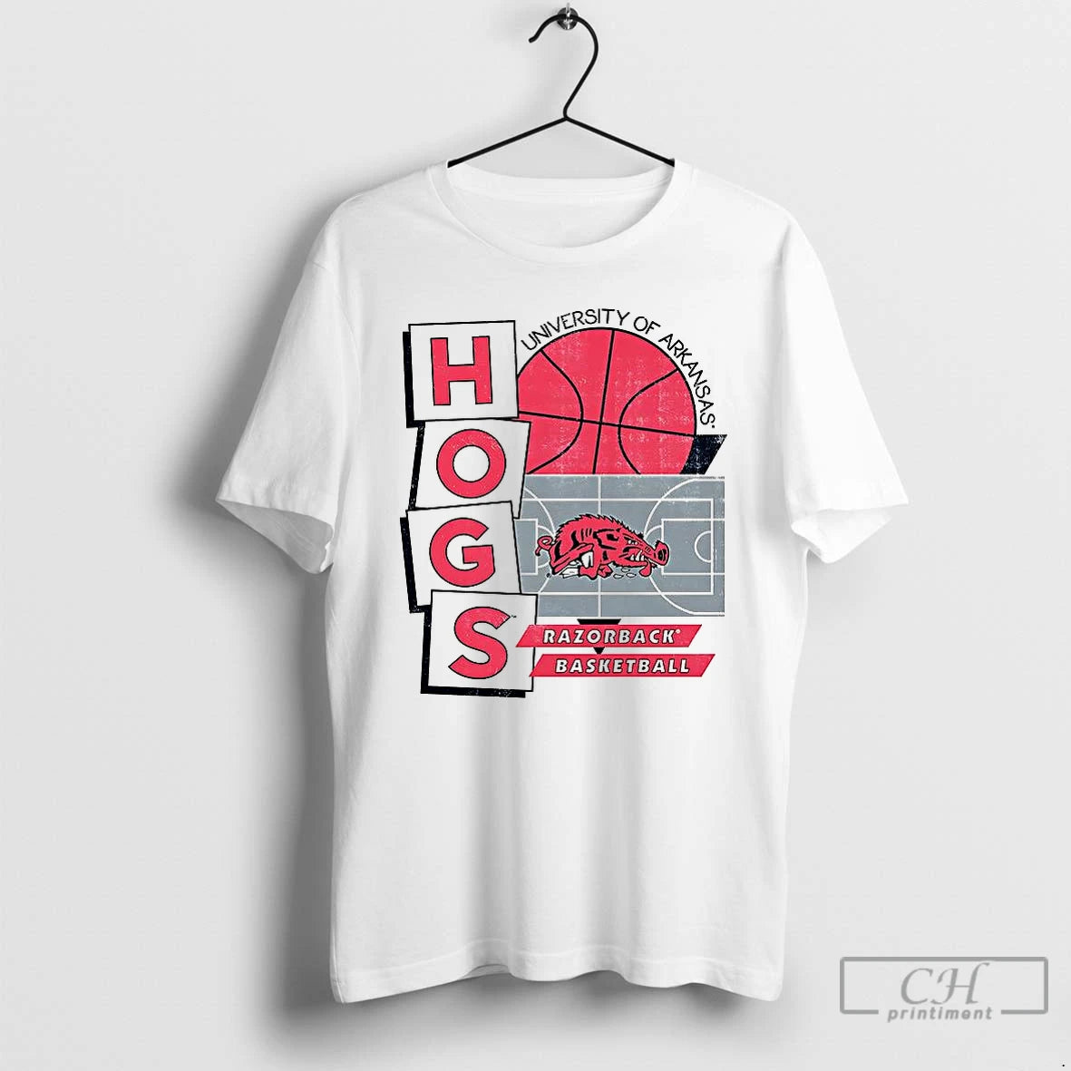 Premium University Of Arkansas Arkansas Razorbacks Basketball Hogs T Shirts Hoodie Sweatshirt | PurePodTees.com