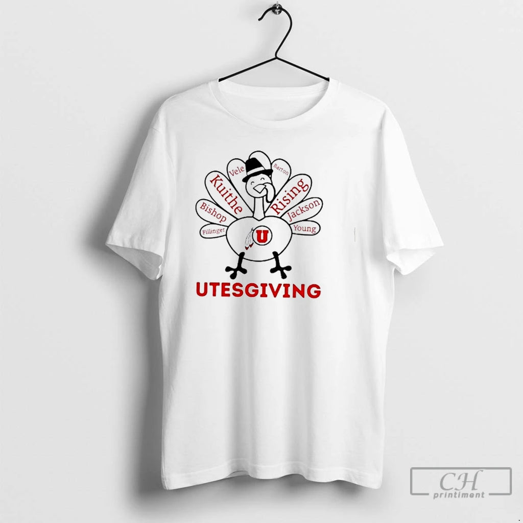 Premium Utesgiving Utah Utes X Thanksgiving T Shirts Hoodie Sweatshirt | PurePodTees.com