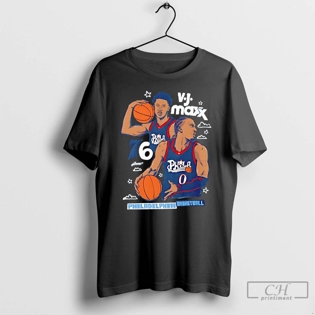 Premium Vj Maxx Philadelphia 76ers Basketball Cartoon Nba 2026