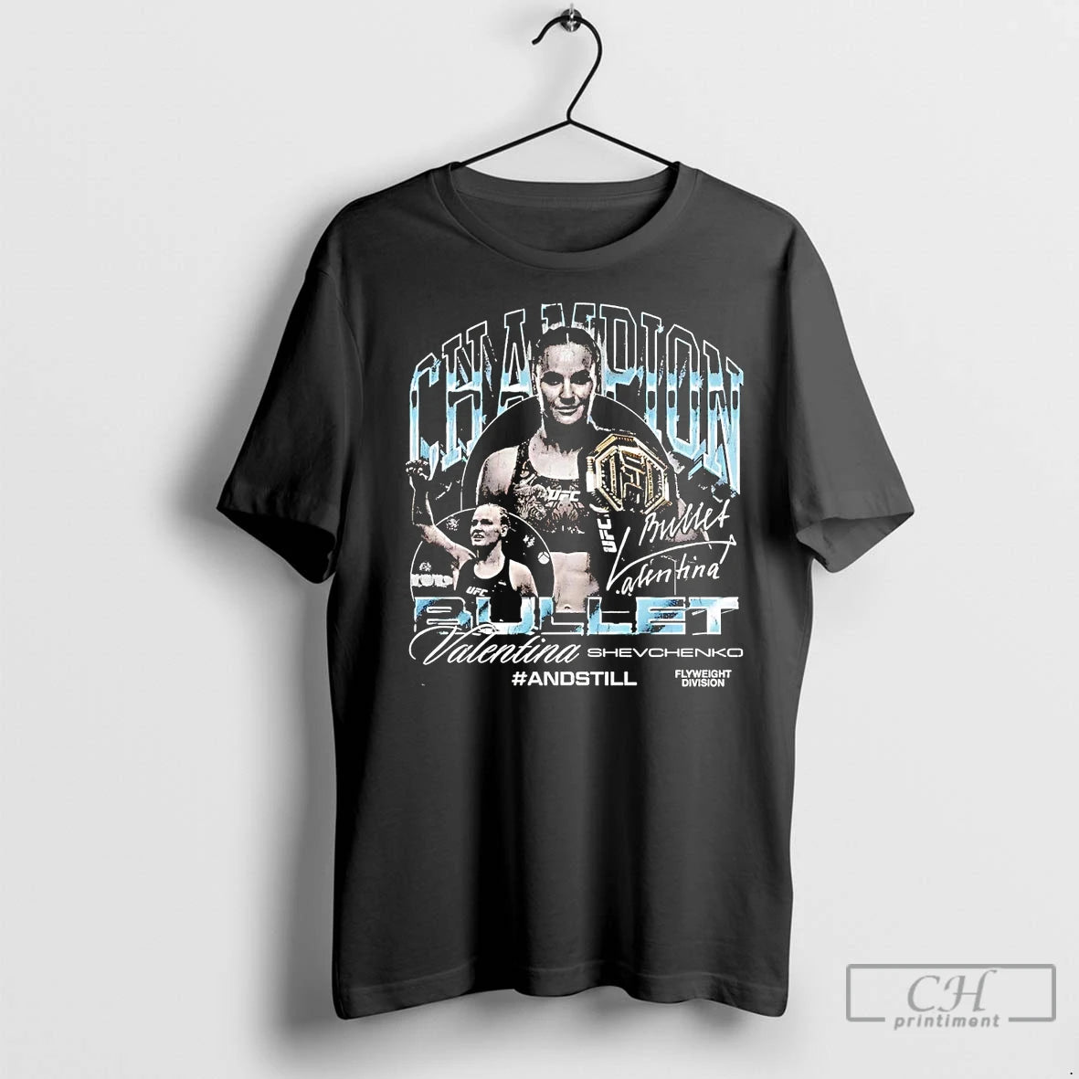 Premium Valentina Shevchenko Flyweight Champion 2025 Shirt Hoodie Sweatshirt | PurePodTees.com