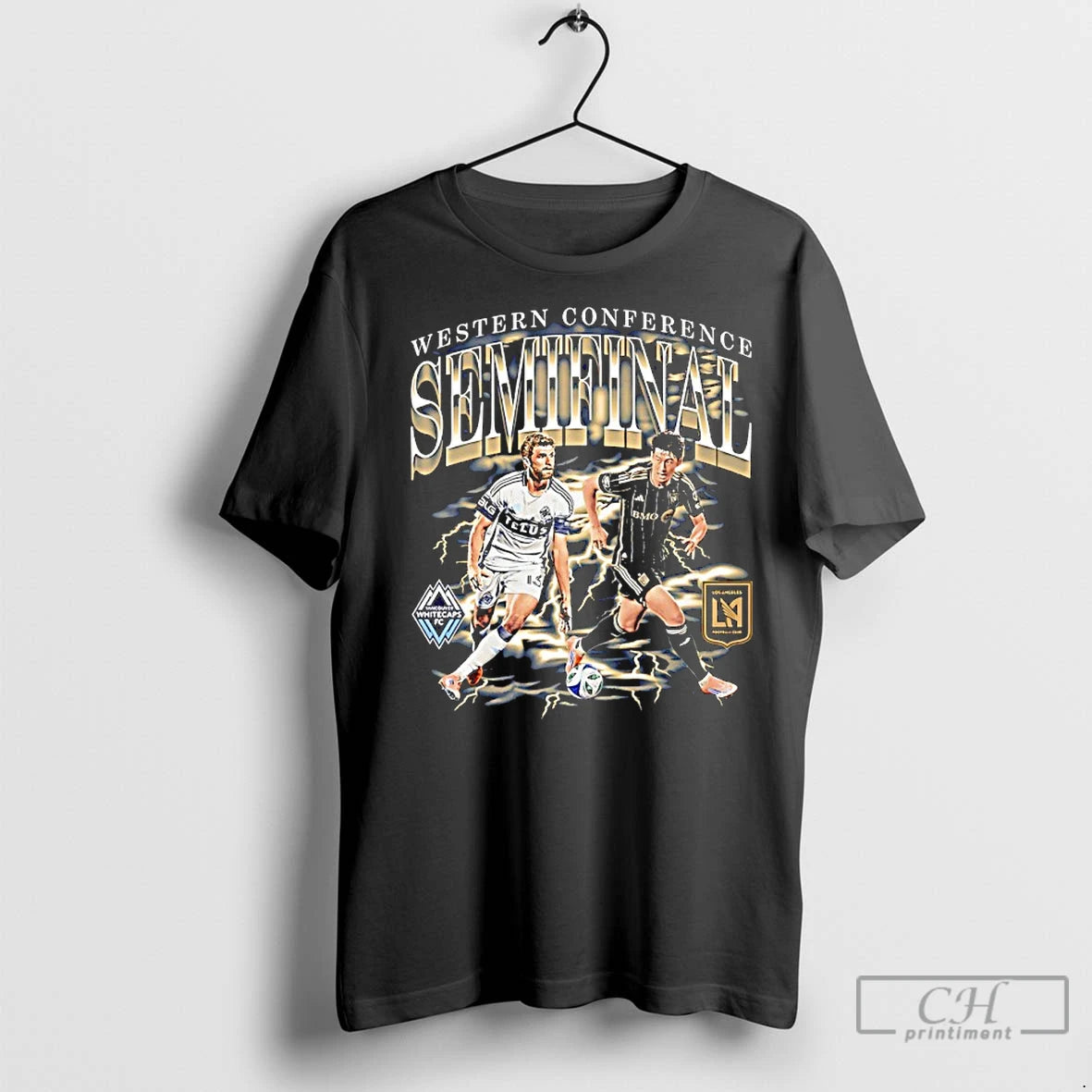 Premium Vancouver Whitecaps Fc Vs Lafc 2025 Mls Western Conference Semifinal Matchup Shirt Hoodie Sweatshirt