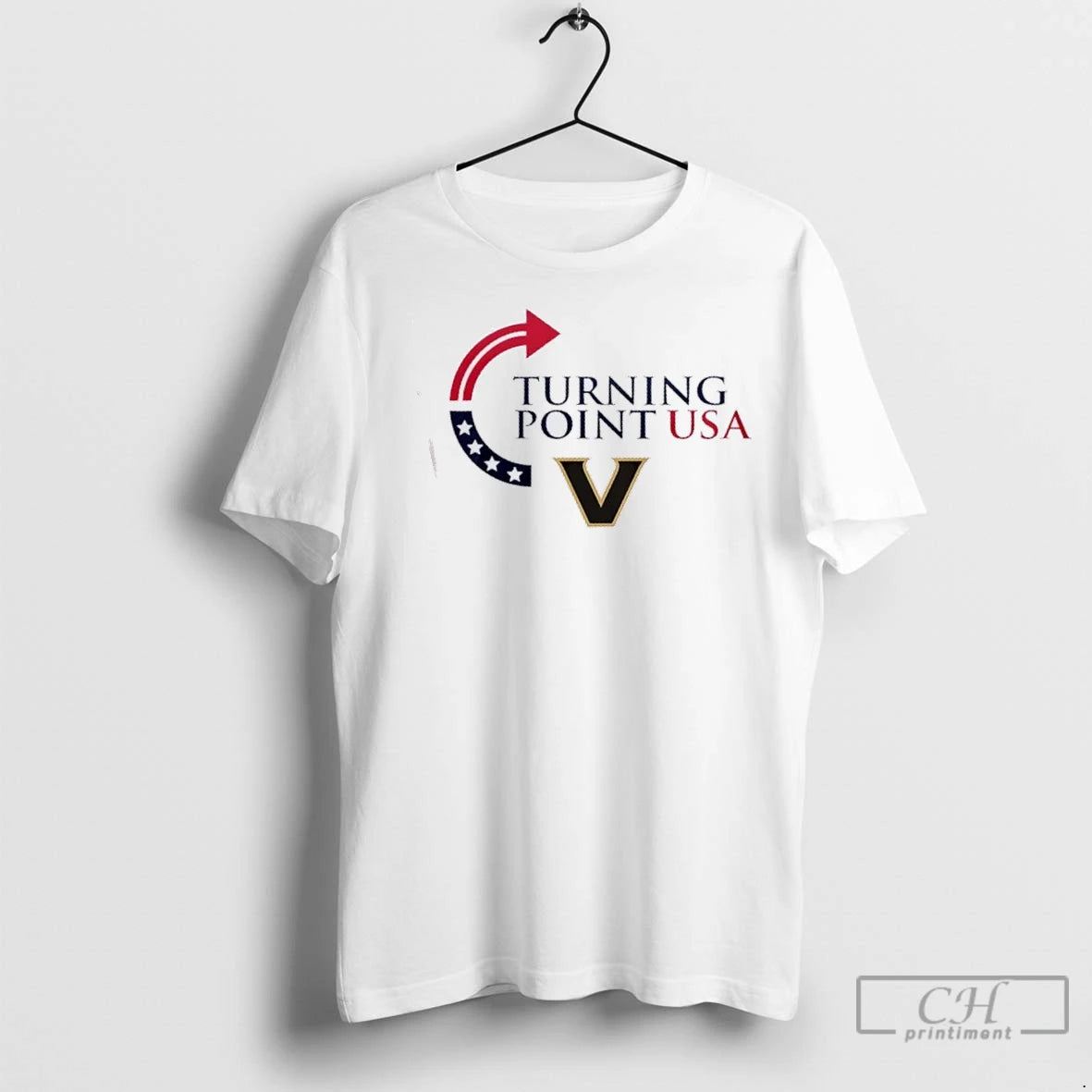 Premium Vanderbilt Commodores X Turning Point Usa Freedom Charlie Kirk 2 Sided Shirt Hoodie Sweatshirt | PurePodTees.com