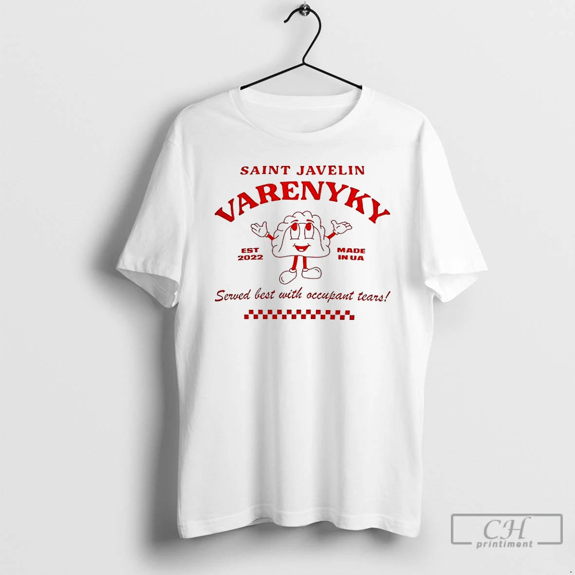 Premium Varenyky Saint Javelin Est 2022 Made In Ua Served Best With Occupant Tears Shirt Hoodie Sweatshirt | PurePodTees.com