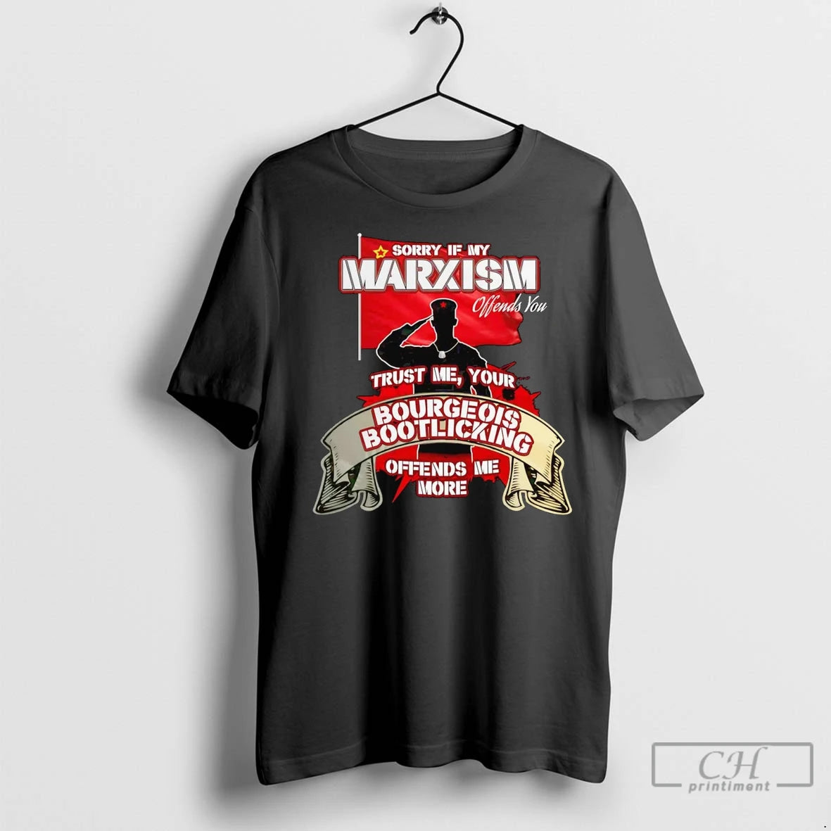Premium Veteran Sorry My Marxism Offends You Shirt Hoodie Sweatshirt | PurePodTees.com