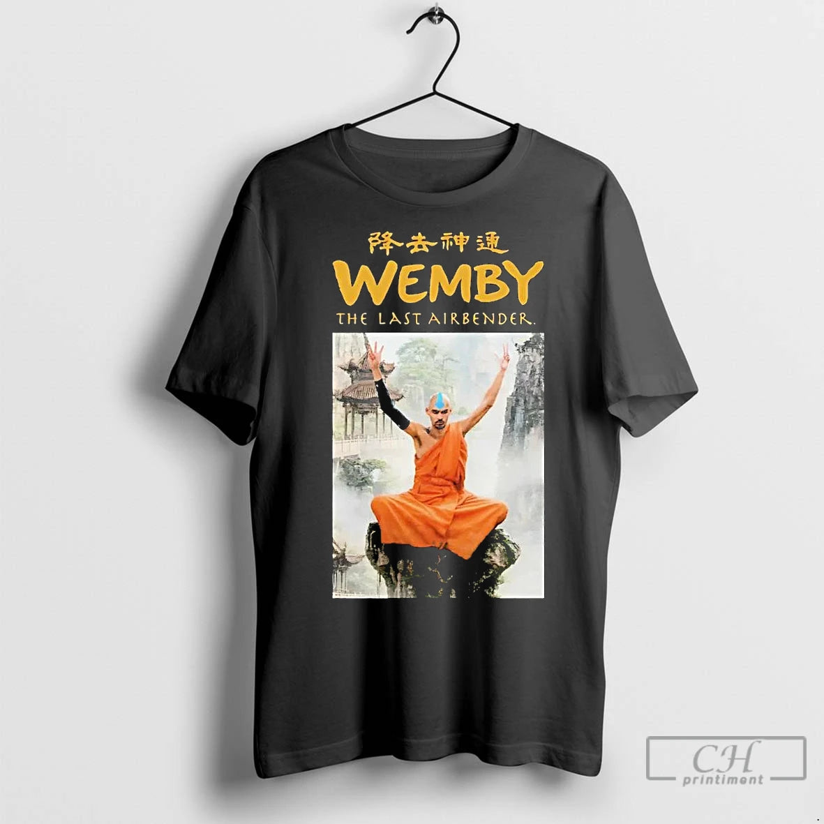 Premium Victor Wembanyama Wemby Avatar The Last Airbender Shirt Hoodie Sweatshirt | PurePodTees.com