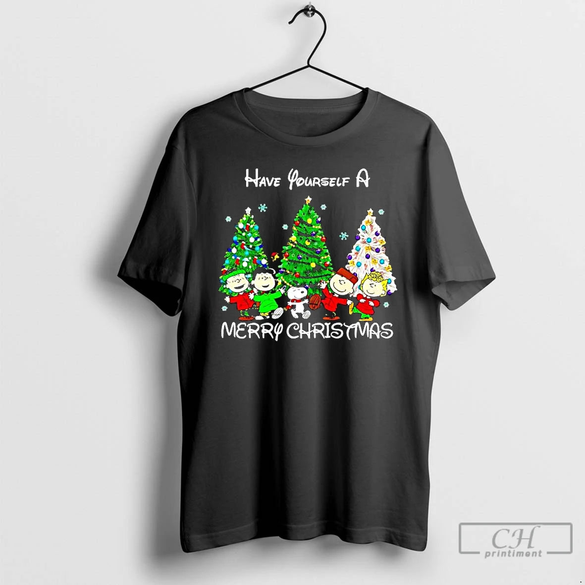 Premium Vintage Peanuts Have Yourself A Merry Christmas Shirt Hoodie Sweatshirt | PurePodTees.com