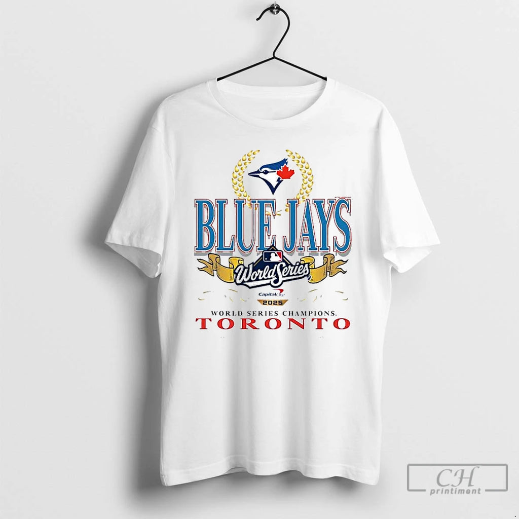 Premium Vintage Toronto Blue Jays 2025 World Series Champions T Shirts Hoodie Sweatshirt | PurePodTees.com