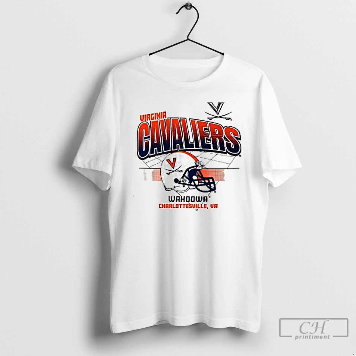 Premium Virginia Football Helmet Grid 2025 Style T Shirts Hoodie Sweatshirt | PurePodTees.com