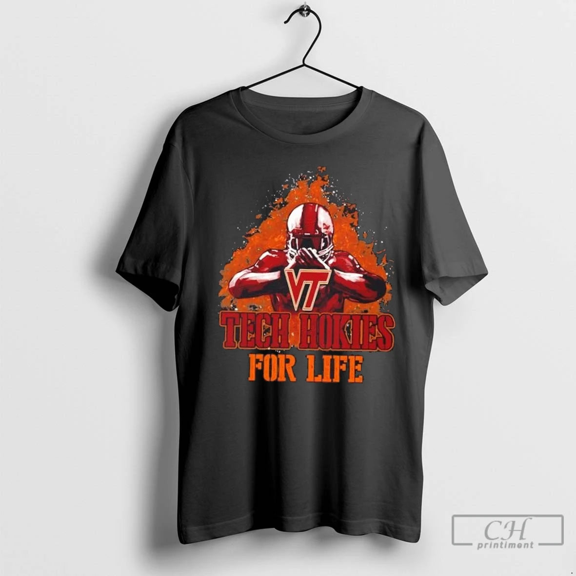 Premium Virginia Tech Hokies Football For Life Shirt Hoodie Sweatshirt | PurePodTees.com