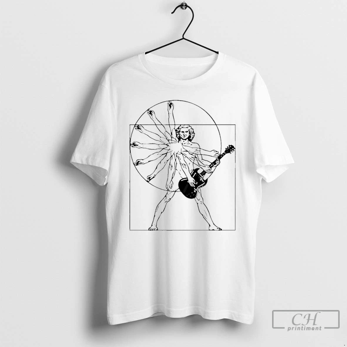 Premium Vitruvian Rockstar Vintage T Shirts Hoodie Sweatshirt | PurePodTees.com
