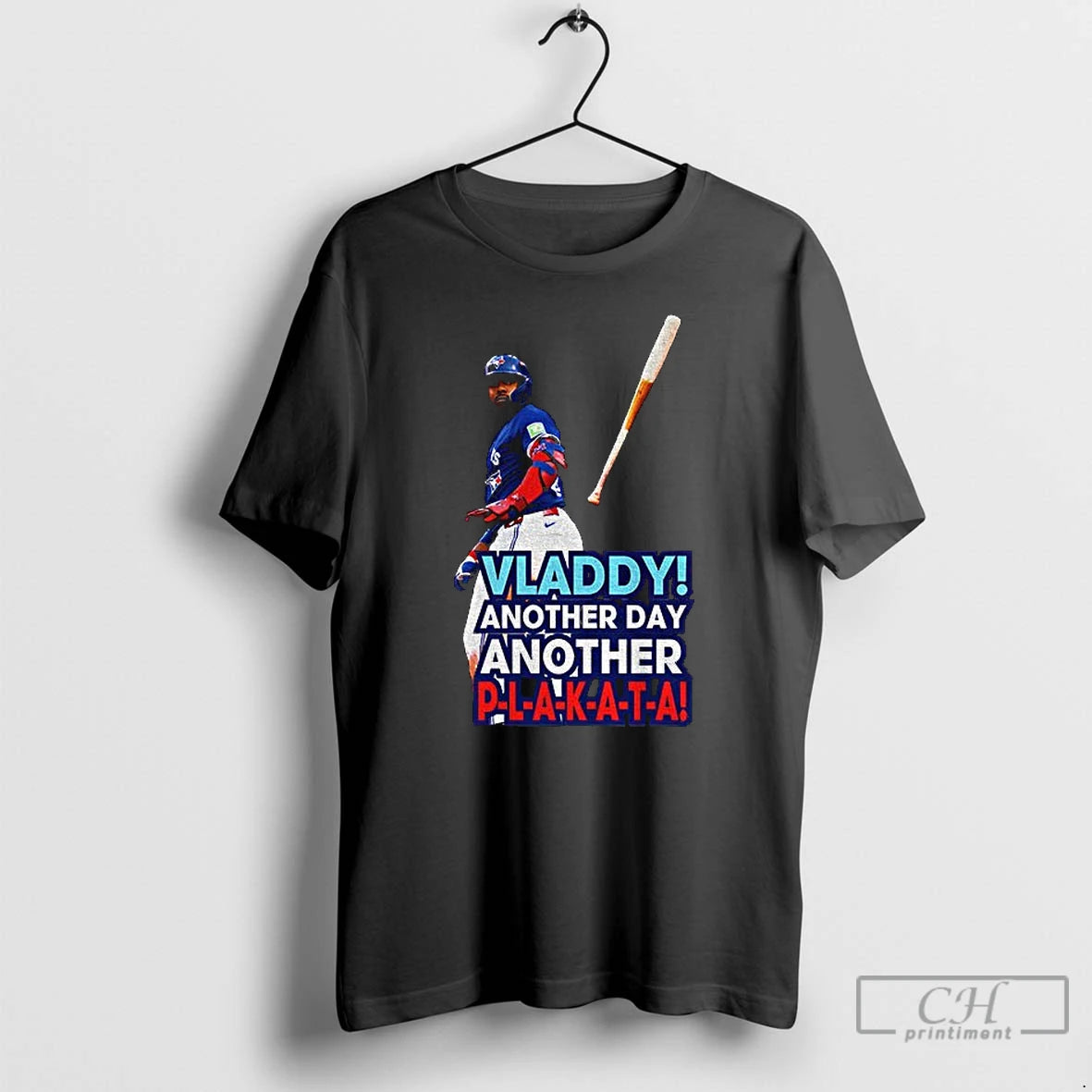 Premium Vladimir Guerrero Jr Another Day Another Blakat Hitter T Shirts Hoodie Sweatshirt | PurePodTees.com