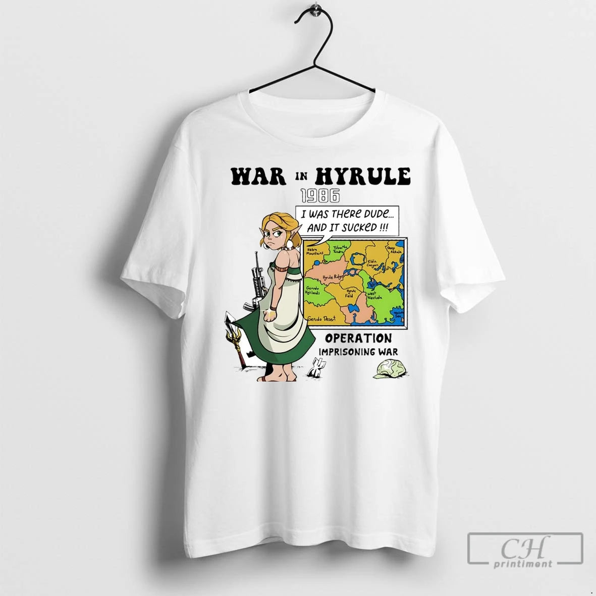 Premium War In Hyrule 1986 I Was There Dude And It Sucked Shirt Hoodie Sweatshirt | PurePodTees.com