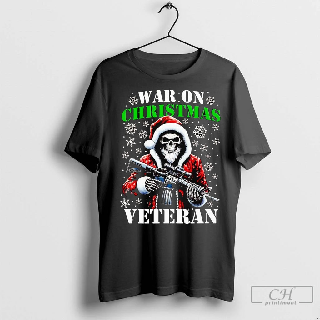 Premium War On Christmas Veteran Shirt Hoodie Sweatshirt | PurePodTees.com