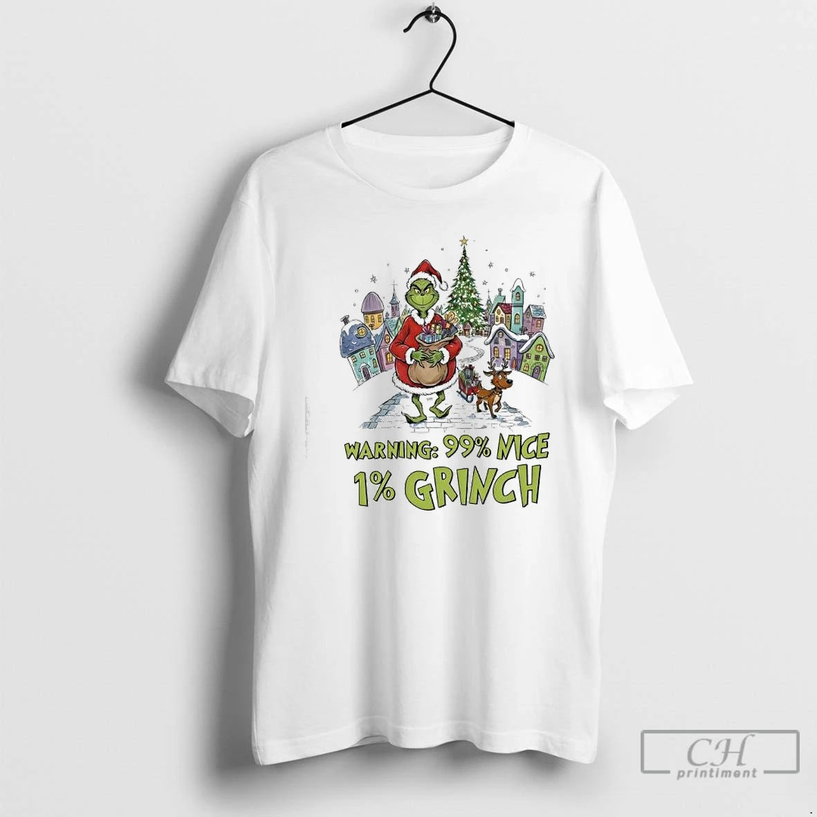 Premium Warning 99 Mice 1 Grinch Christmas T Shirts Hoodie Sweatshirt | PurePodTees.com