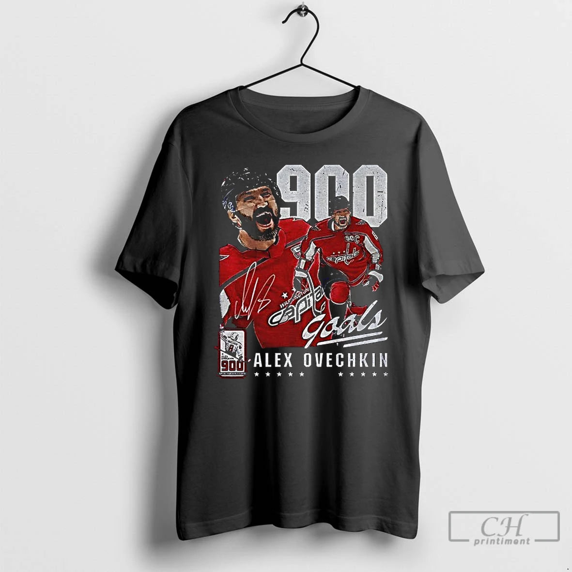 Premium Washington Alex Ovechkin 900 Goals Signature T Shirts Hoodie Sweatshirt | PurePodTees.com