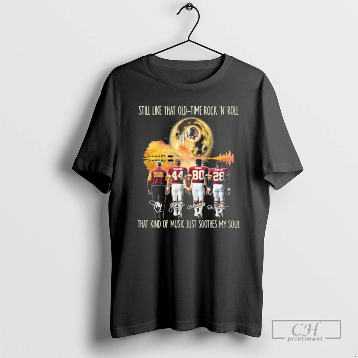 Premium Washington Redskins Still Like That Old Time Rock N Roll That Kind Of Music Shirt Hoodie Sweatshirt | PurePodTees.com