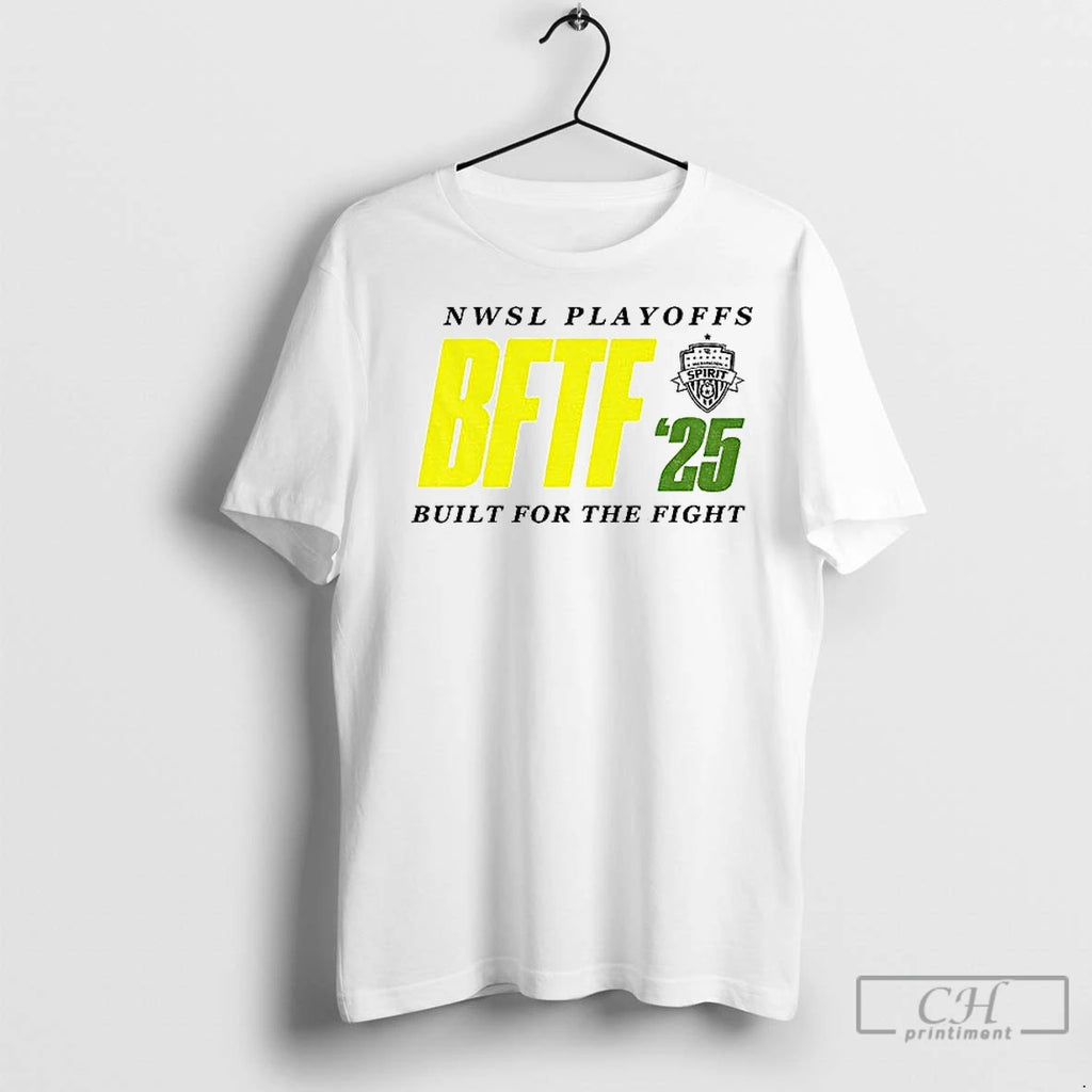 Premium Washington Spirit 2025 Playoffs Bftf Built For The Fight Shirt Hoodie Sweatshirt | PurePodTees.com