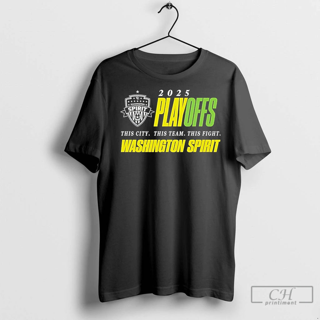 Premium Washington Spirit 2025 Playoffs This City This Team This Fight Shirt Hoodie Sweatshirt | PurePodTees.com
