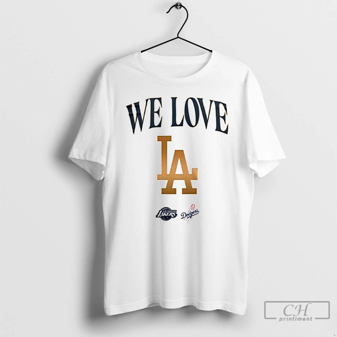 Premium We Love La Los Angeles Lakers Celebrated The Champs Dodgers 2025 World Series Shirt Hoodie Sweatshirt