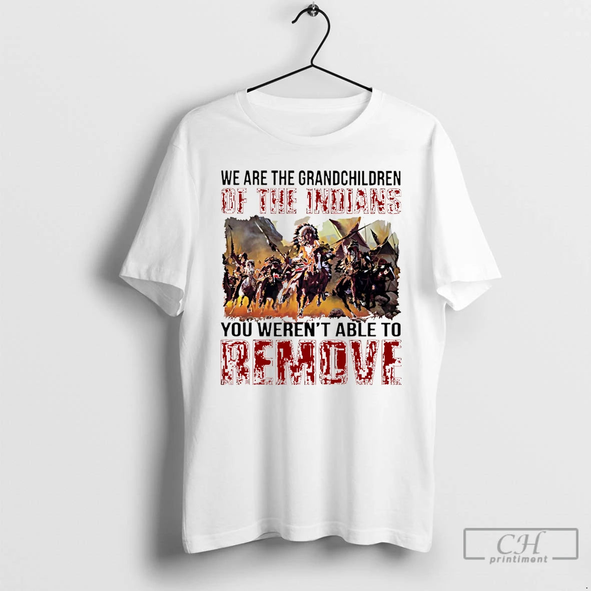 Premium We Are The Grandchildren Of The Indians You Werent Able To Remove Christmas Shirt Hoodie Sweatshirt | PurePodTees.com
