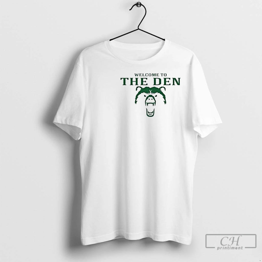 Premium Welcome To The Den Parkside Mens Basketball Circle White Shirt Hoodie Sweatshirt | PurePodTees.com