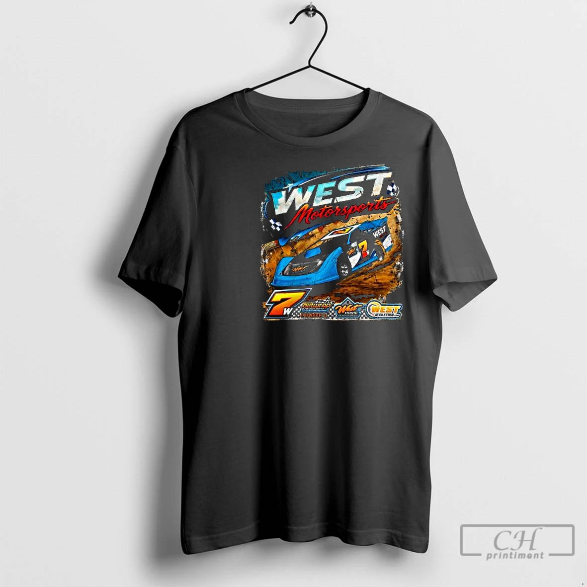 Premium West Motorsports Mike West 2025 Circle Black Shirt Hoodie Sweatshirt | PurePodTees.com
