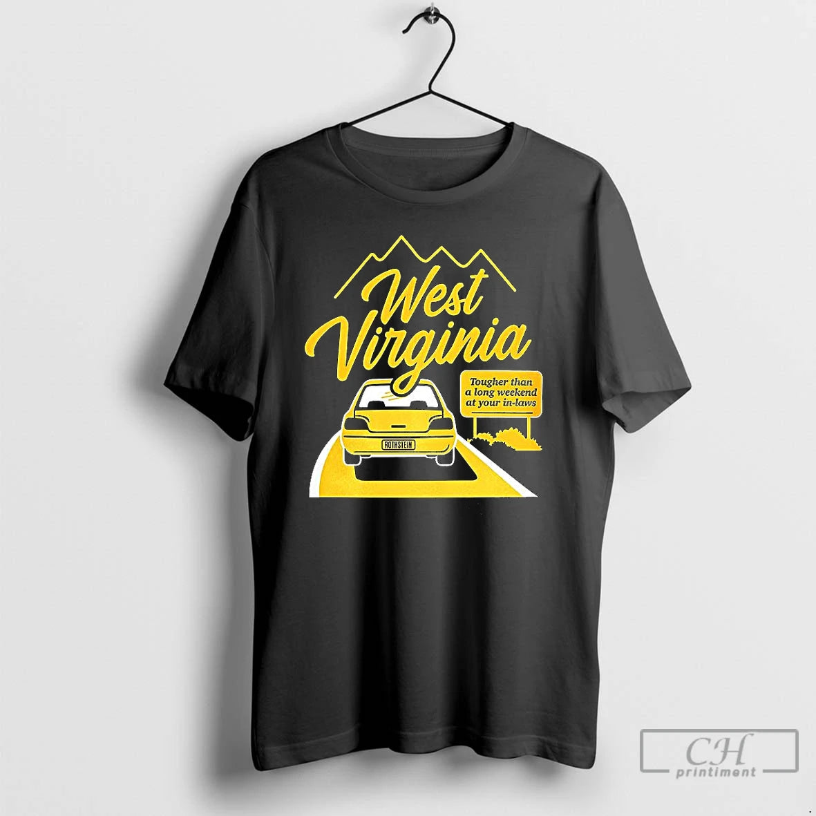 Premium West Virginia Tougher Than A Long Weekend At Your In Laws Taxi T Shirts Hoodie Sweatshirt | PurePodTees.com