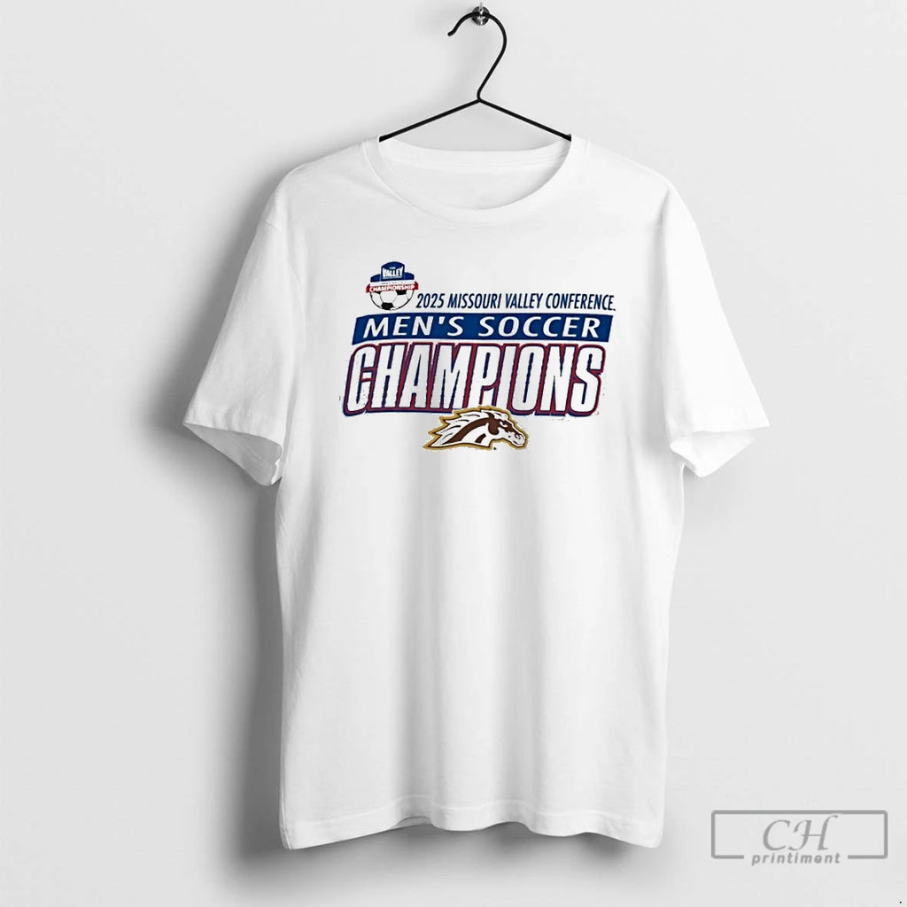Premium Western Michigan Broncos 2025 Mvc Mens Soccer Champions Shirt Hoodie Sweatshirt | PurePodTees.com