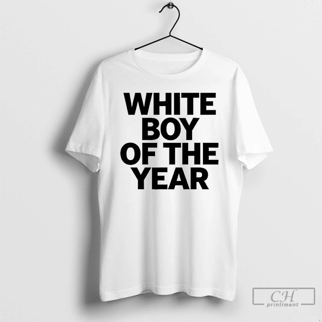 Premium White Boy Of The Year Shirt Hoodie Sweatshirt | PurePodTees.com