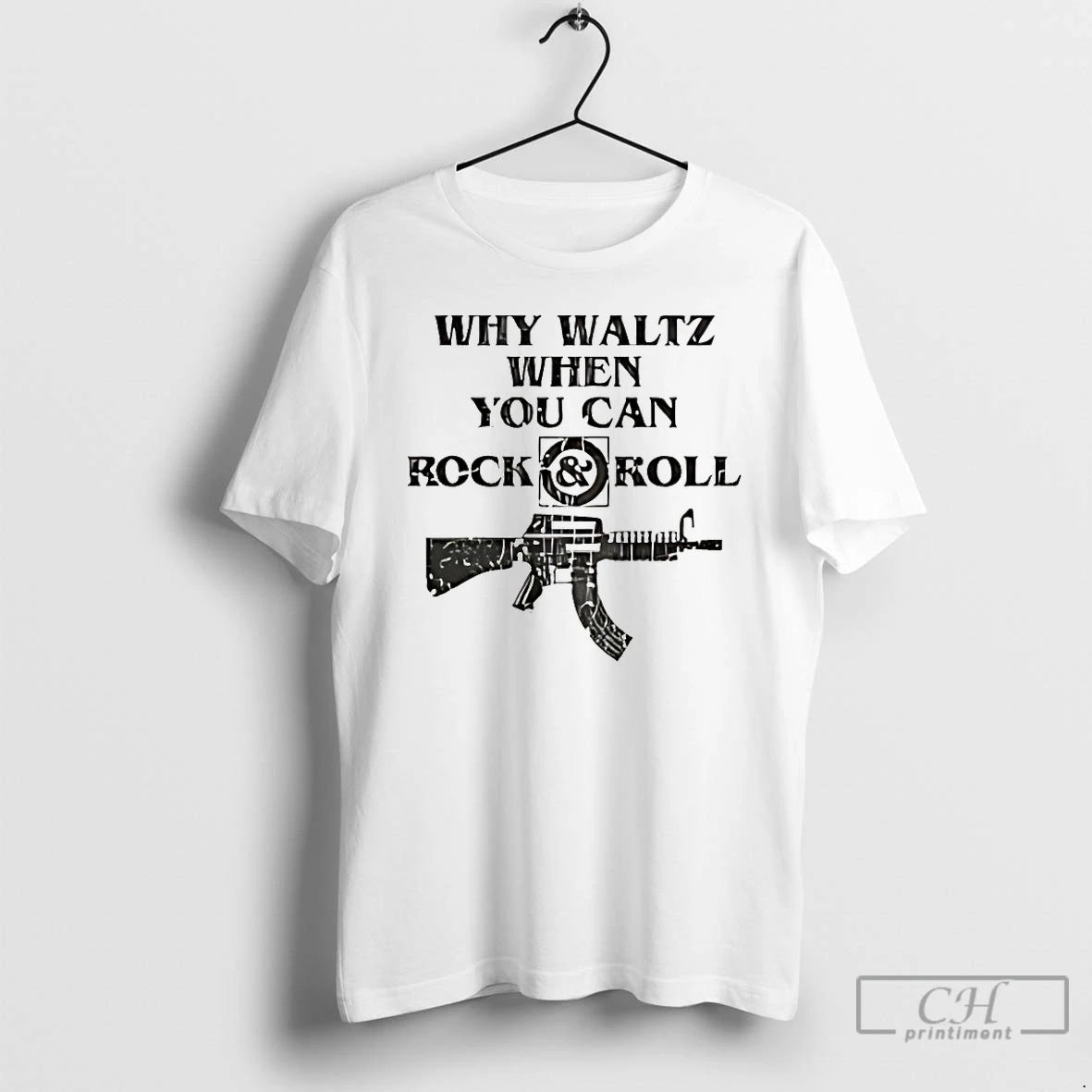 Premium Why Waltz When You Can Rock Roll Shirt Hoodie Sweatshirt | PurePodTees.com