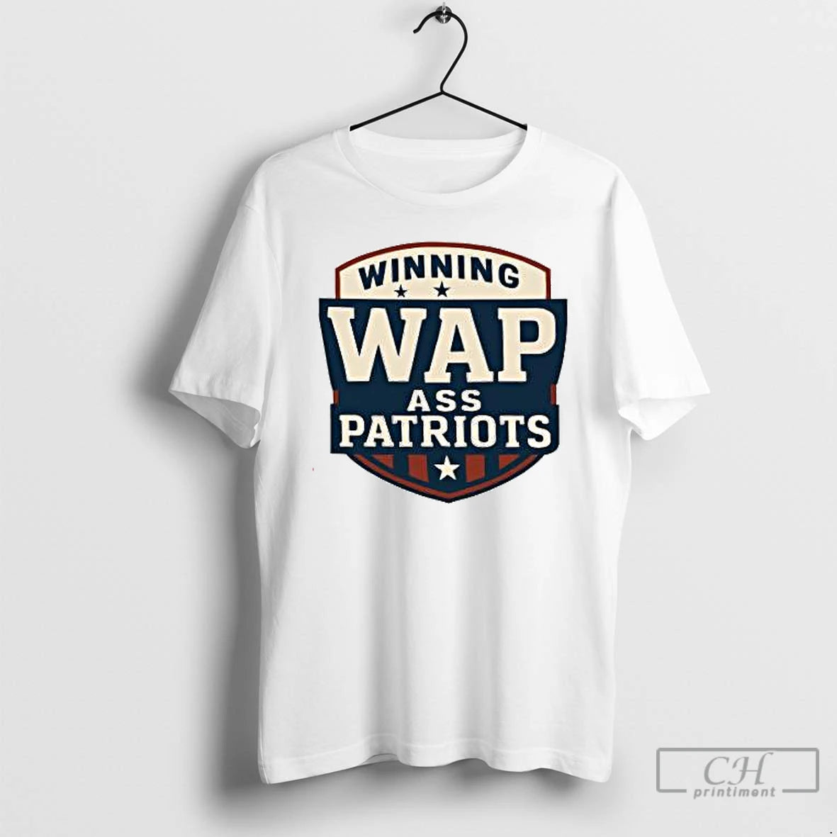 Premium Winning Wap Ass Patriots Logo T Shirts Hoodie Sweatshirt | PurePodTees.com