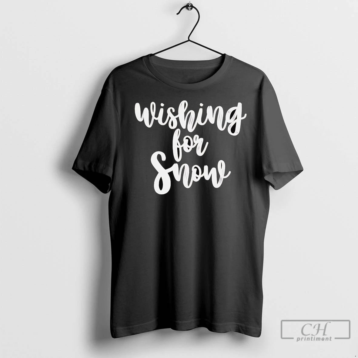 Premium Wishing For Snow Christmas Shirt Hoodie Sweatshirt | PurePodTees.com
