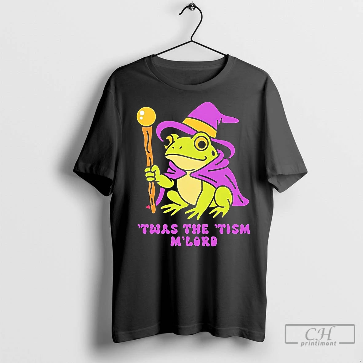 Premium Wizard Frog Twas The Tism Mlord Shirt Hoodie Sweatshirt | PurePodTees.com