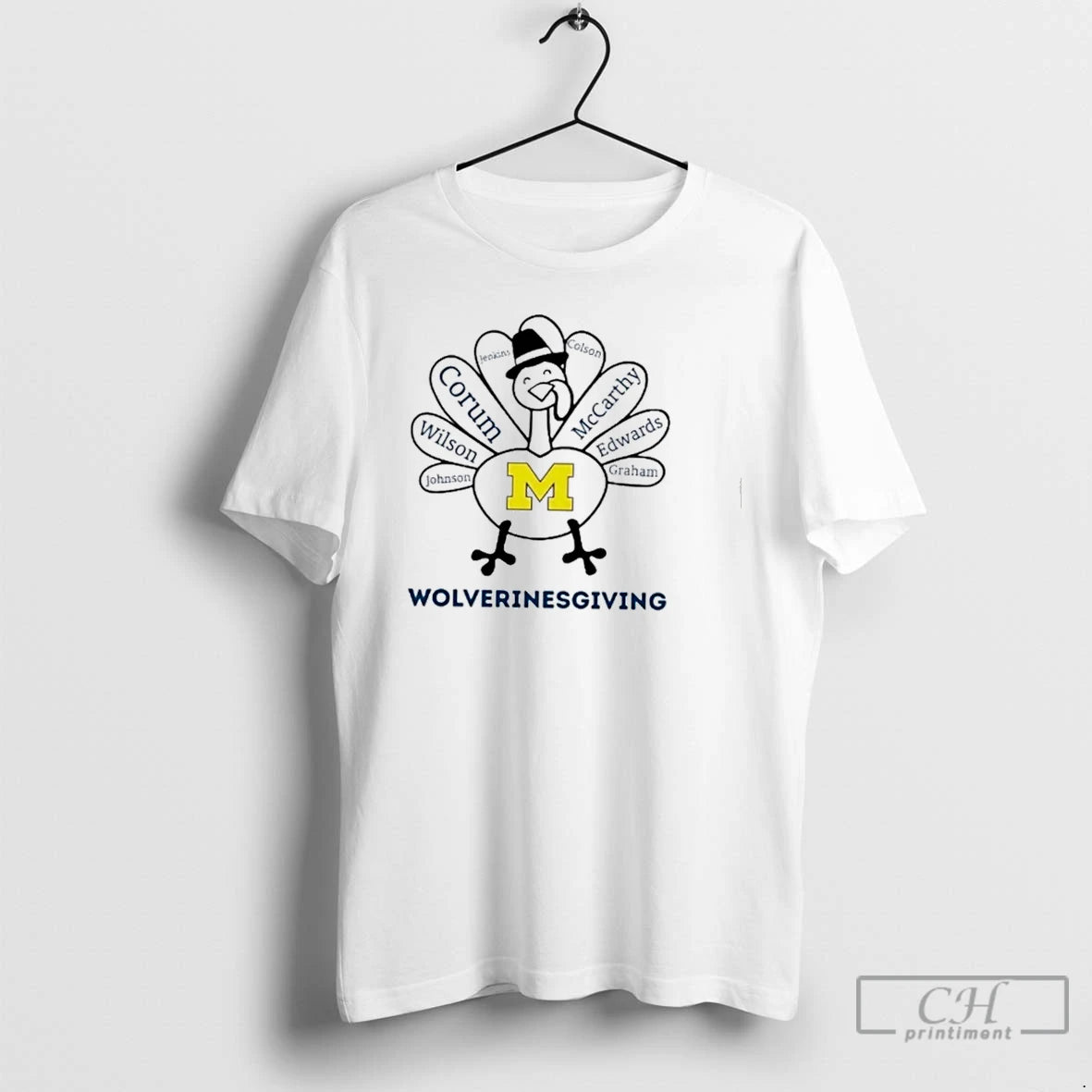 Premium Wolverinesgiving Michigan Wolverines X Thanksgiving T Shirts Hoodie Sweatshirt | PurePodTees.com