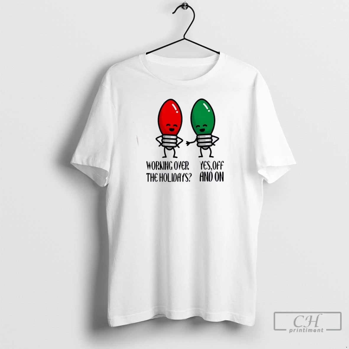 Premium Working Over The Holidays Christmas Joke Shirt Hoodie Sweatshirt | PurePodTees.com