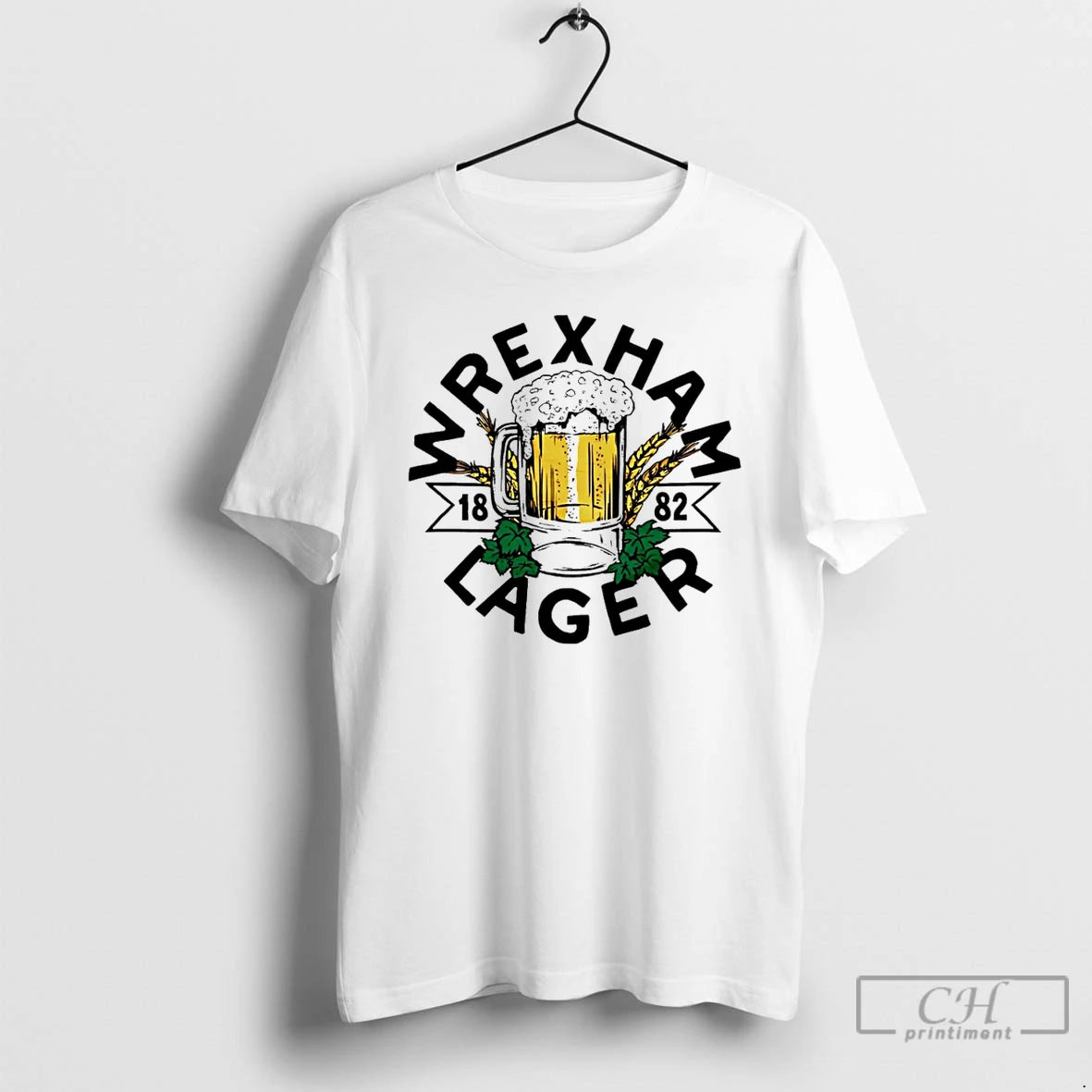 Premium Wrexham Lager 1882 Vintage Shirt Hoodie Sweatshirt | PurePodTees.com