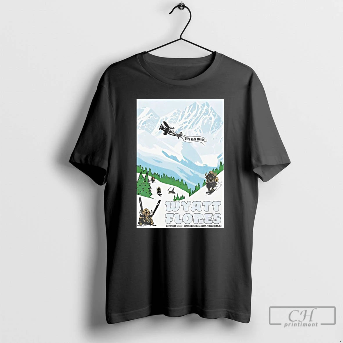 Premium Wyatt Flores Commodore Ballroom Vancouver Bc Nov 9th 2025 T Shirts Hoodie Sweatshirt | PurePodTees.com