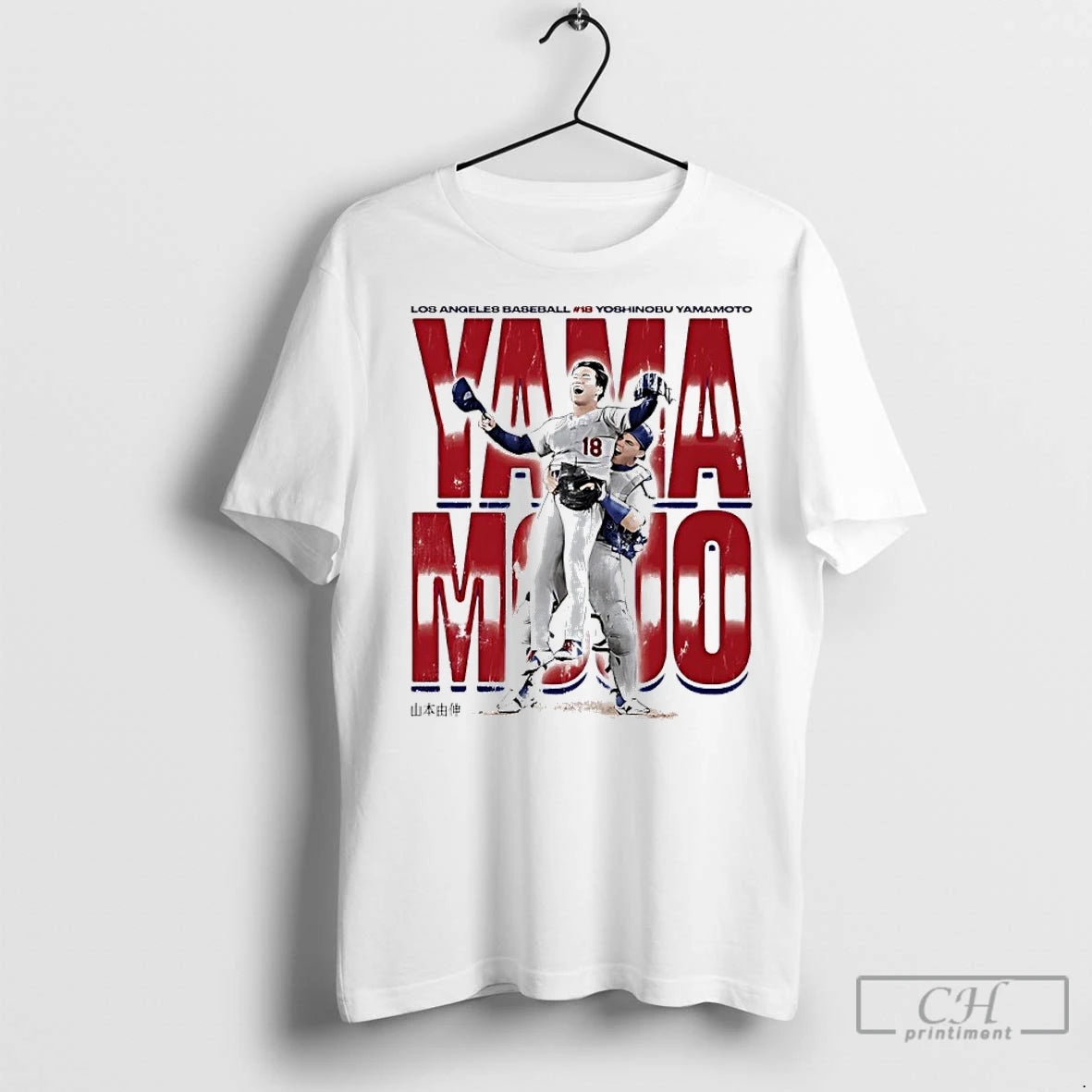 Premium Yama Mojo Yoshinobu Yamamoto 18 Los Angeles Dodgers Shirt Hoodie Sweatshirt | PurePodTees.com